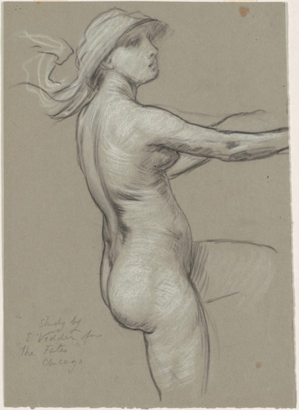 Study for "The Fates Gathering in the Stars", 1884-1887.