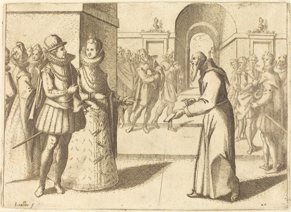 A Capucio Bringing Thanks of the King of Bavaria, 1612.