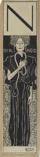 The Envy, 1898. Found in the collection of Vienna Museum.