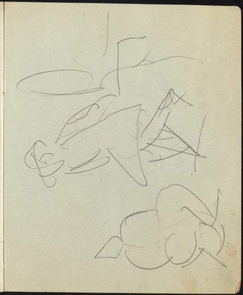 Dancers and Performers (Page from a Sketchbook), c. 1911.