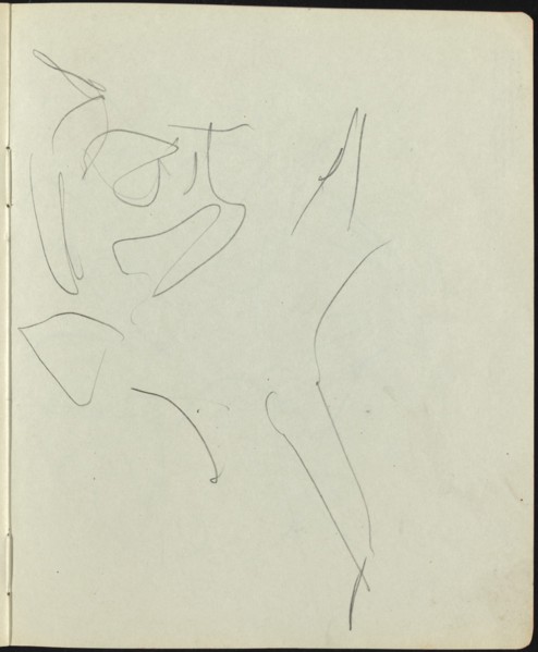 Dancers and Performers (Page from a Sketchbook), c. 1911.
