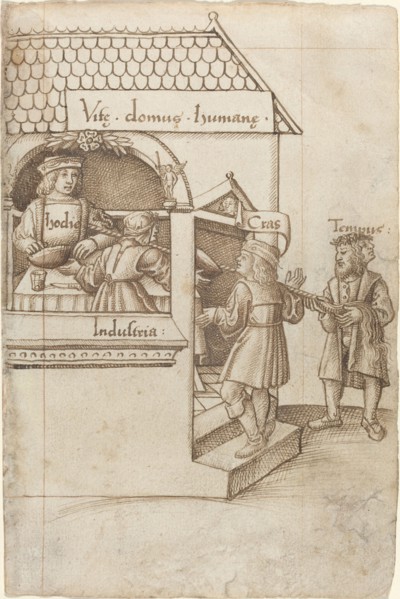 Do Not Sit on the Grain Measure [fol. 12 recto], c. 1512/1515.