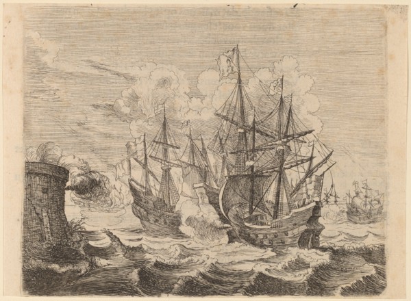 Heemskerck's Victory Over the Spanish Fleet at Gibraltar, 1634.