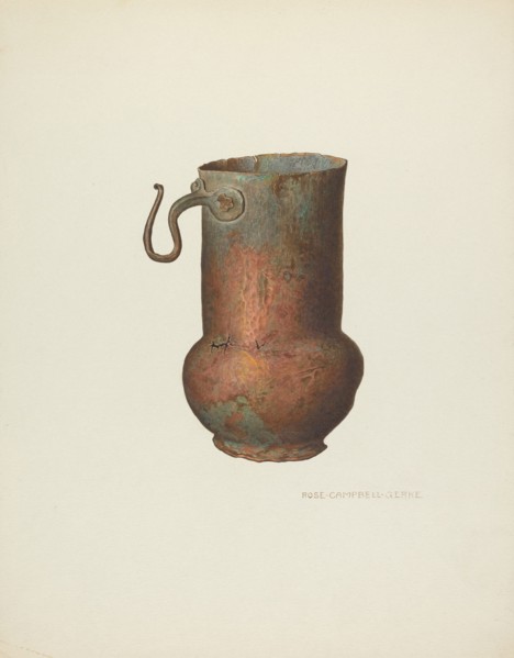 Individual Container for Indian's Daily Portion of Food, c. 1940.