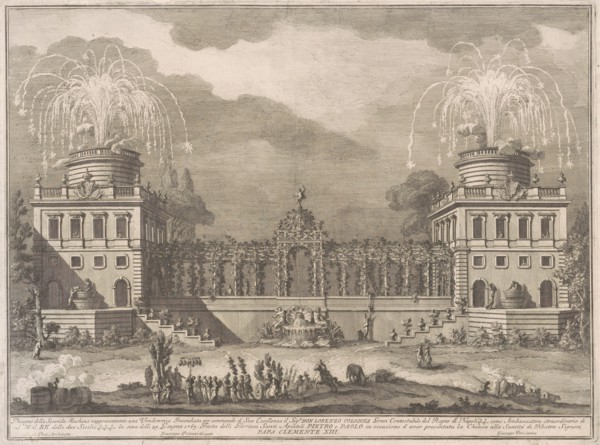 The Seconda Macchina for the Chinea of 1763: The Grape Harvest, 1763.