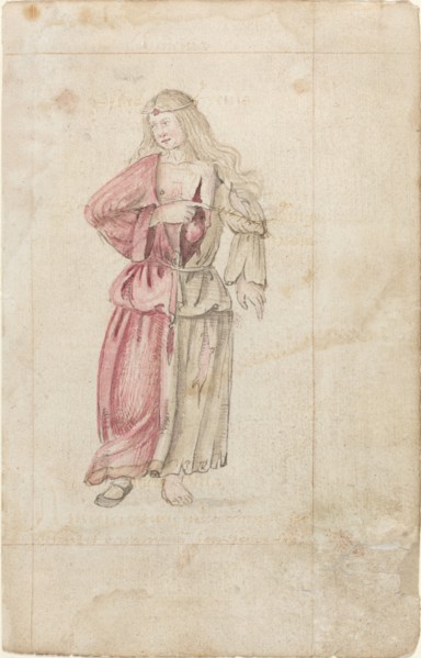 Personification of Friendship (Amicitia) [fol. 2 recto], c. 1512/1515.