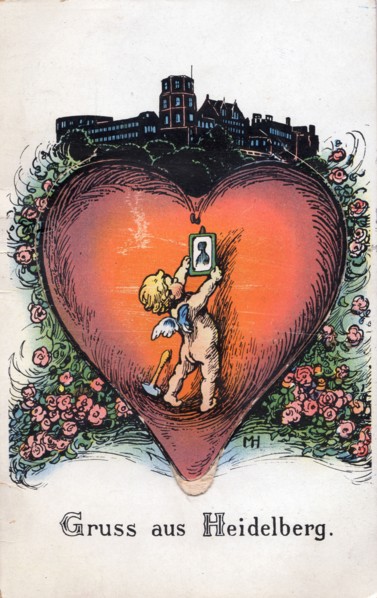 Greetings from Heidelberg. 1936. Greetings from Heidelberg in Germany.