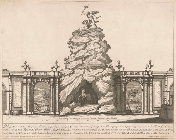The Prima Macchina for the Chinea of 1726: Hercules and the Hydra, 1726.