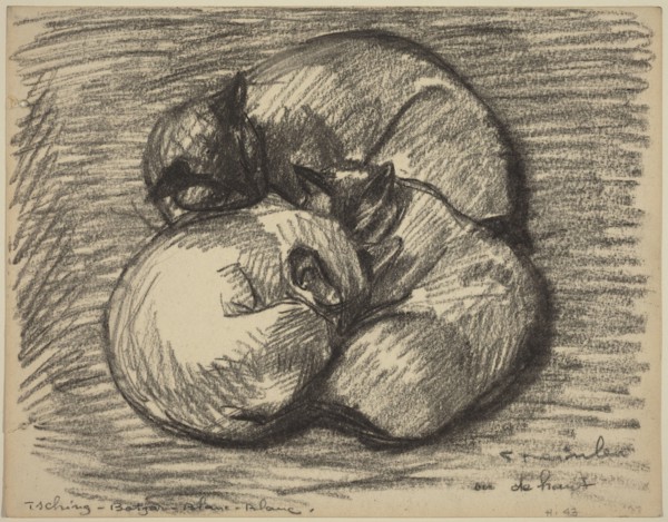The Cats: Tsching, Batzar and Blanc-Blanc, late 19th-early 20th century.