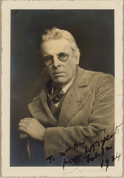 Portrait of the poet William Butler Yeats (1865-1939). Private Collection.