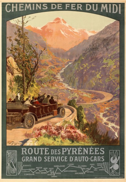Chemin de fer du Midi. Route des Pyrénées, c. 1900-1910. Private Collection.