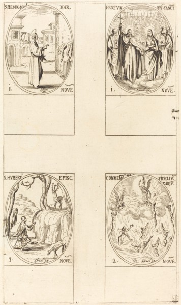 St. Benignus; Festival of All Saints; Commemoration of the Dead; St. Hubert.