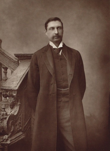 Portrait of the writer Sir Henry Rider Haggard (1856-1925). Private Collection.