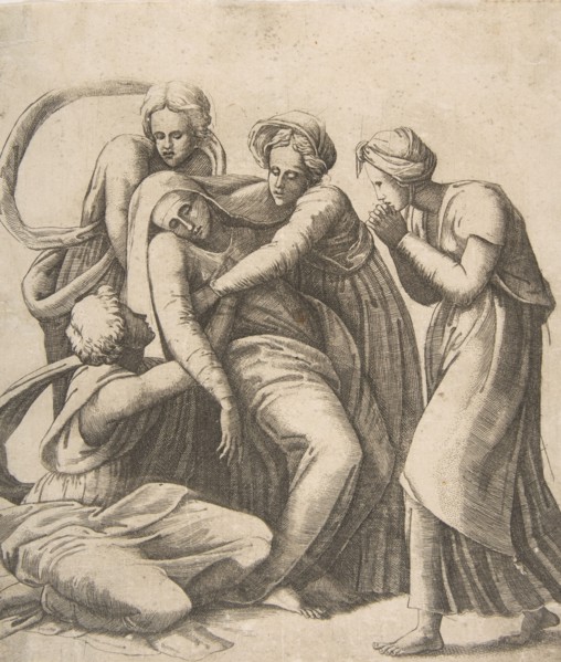 The Virgin fainting and being supported in the arms of the holy women, 1531-76.
