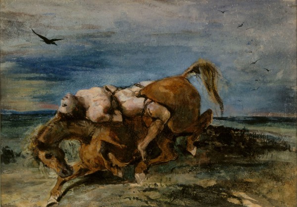 Mazeppa on the Dying Horse , 1824. Found in the collection of Ateneum, Helsinki.