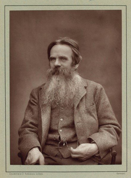 Portrait of the painter William Holman Hunt (1827-1910), ca 1885. Private Collection.