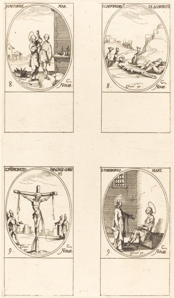 St. Castorius; St. Carpophorus & The Four Crowned Martyrs; Commemoration of the Image.