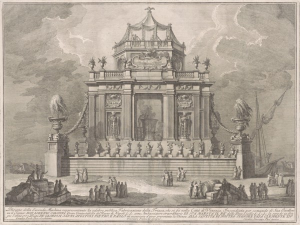 The Seconda Macchina for the Chinea of 1773: The Preparation of Theriac in Venice, 1773.