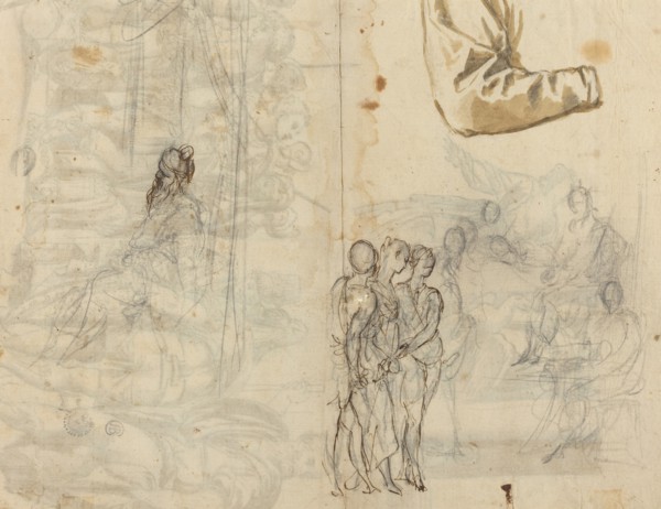 Copy After a Historical Painting from the Circle of Paolo Veronese [recto], 16th century.
