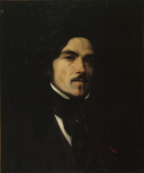 Portrait of Eugène Delacroix (1798-1863), c. 1840. Creator: Anonymous.