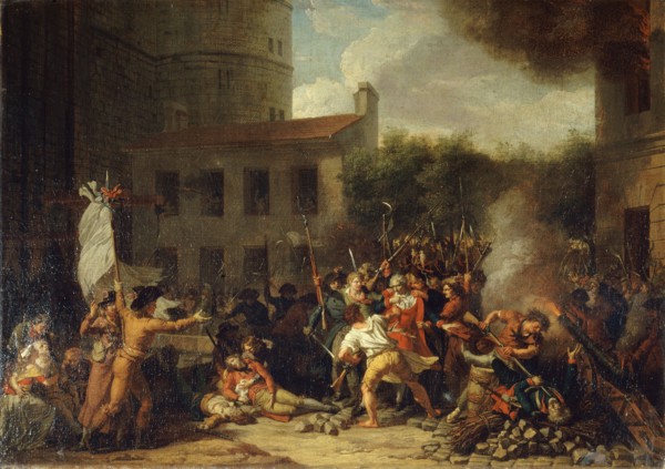 The Storming of the Bastille on 14 July 1789, c. 1793. Creator: Thévenin, Charles (1764-1838).