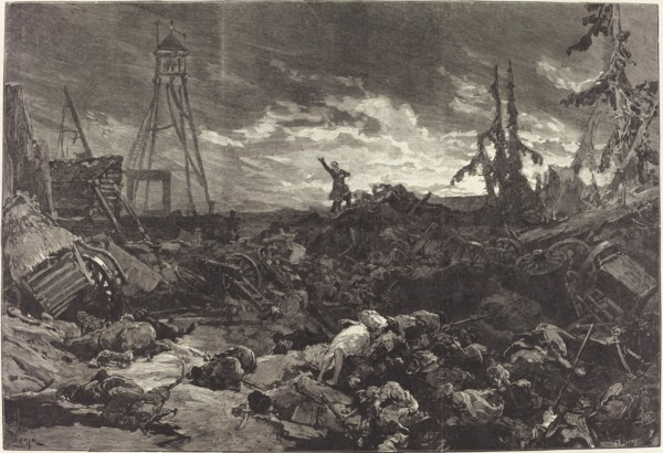 Michel Strogoff au Théâtre du Chatelet, 1880. Creator: Daniel Urrabieta Vierge.