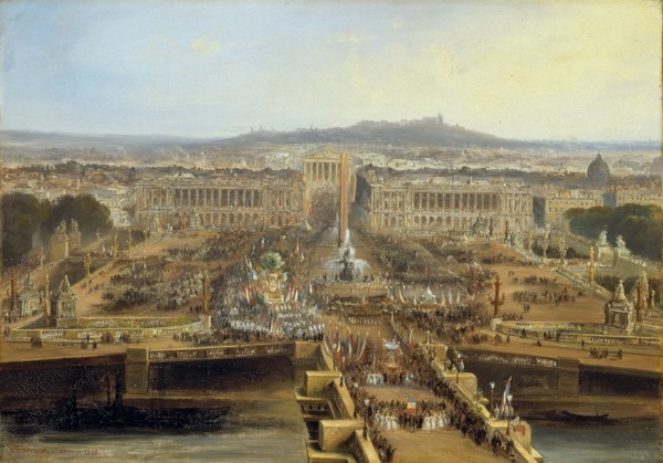 Fête de la Concorde, le 21 mai 1848 au Champ-de-Mars, 1848. Creator: Champin, Jean-Jacques (1796-1860).