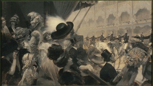 Une fête militaire de charité: le carrousel du Grand-Palais, 1910. Creator: Lelong, René (1871-1933).