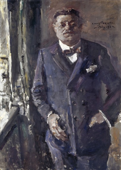 Portrait of Friedrich Ebert (1871-1925), President of the German Reich, 1924. Creator: Corinth, Lovis (1858-1925).