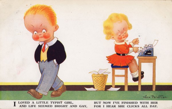 I loved a little typist girl', 1935. Creator: Vera Paterson.