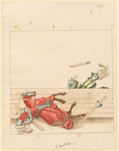 Freydal, The Book of Jousts and Tournament of Emperor Maximilian I: Combats..., Plate 119, c1515. Creator: Unknown.