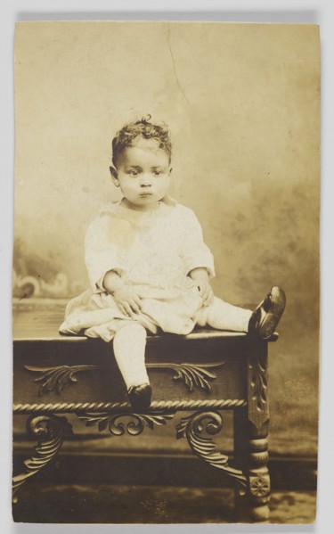 Photographic print of an unidentified child, early 20th century. Creator: Unknown.