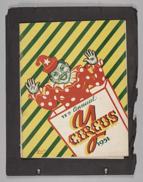 Souvenir program for the 17th Annual Pine Street Y Circus, 1951. Creator: Spencer T. Banks.