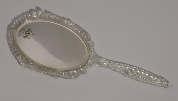 Hand mirror from Mae's Millinery Shop, 1941-1994. Creator: Unknown.
