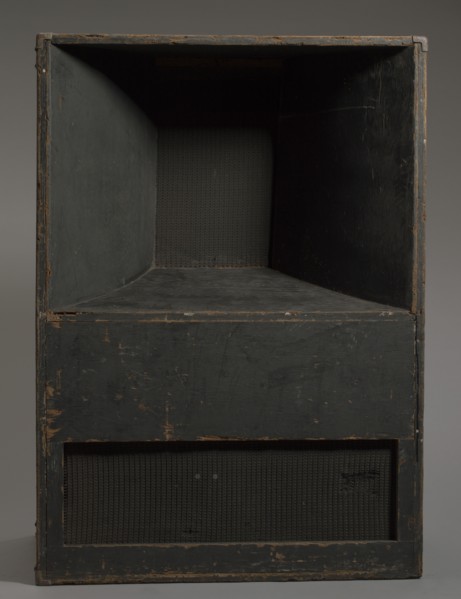 Speaker used as part of a DJ setup, 1970s. Creator: Altec Lansing.