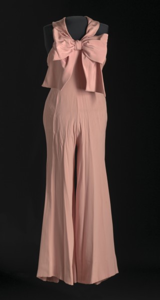 Jumpsuit worn by Diahann Carroll on the television show Julia, 1968-1971. Creator: William Travilla.