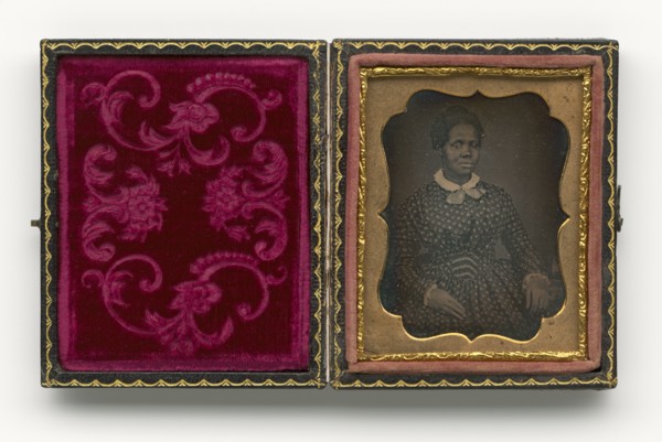 Daguerreotype of Rhoda Phillips, ca. 1850. Creator: Unknown.