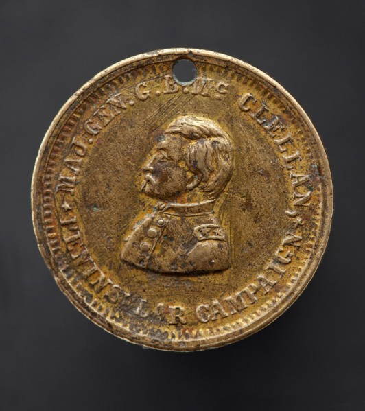 Identification tag for C.P. More [sic], 1863 - 1864. Creator: Unknown.