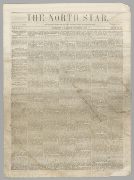 The North Star, Vol. I No. 37, September 8, 1848. Creator: Unknown.