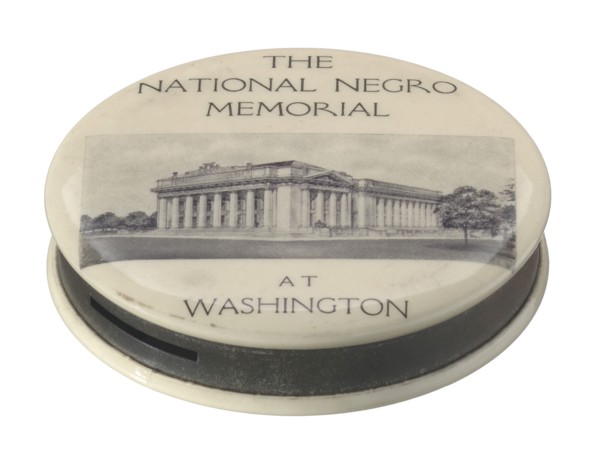Keepsake pocket bank for the National Negro Memorial, ca. 1926. Creator: Unknown.
