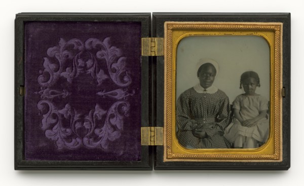 Ambrotype of an unidentified woman and child, ca. 1860. Creator: Unknown.