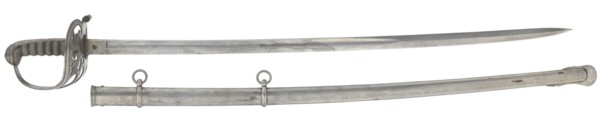 Mameluke sword presented to Capt. George Garrison by the 55th Massachusetts, 1863. Creator: F. Horster.