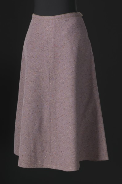 Lavender tweed skirt designed by Arthur McGee, mid 20th-late 20th century. Creator: Arthur McGee.