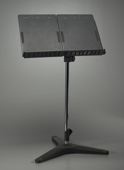 Music stand used by Ginger Smock, late 20th century. Creator: Belmonte.
