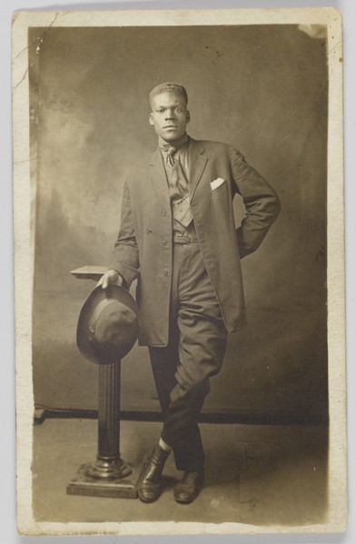 Photographic postcard of Mr. Robinson, 1918-1930. Creator: Unknown.