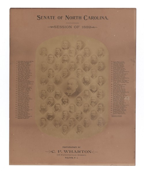 Photographic print of the Senate of North Carolina, Session of 1889, 1889. Creator: Cyrus Paisley Wharton.