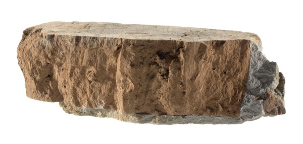 Brick from a cistern found at Florida A&M University, ca. 1890. Creator: Unknown.