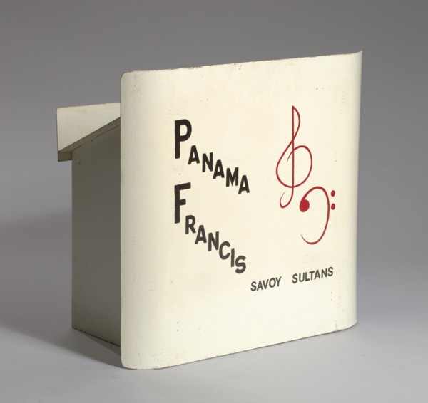 Music stand for the Panama Francis Savoy Sultans, ca. 1974. Creator: Humes & Berg Manufacturing Co..
