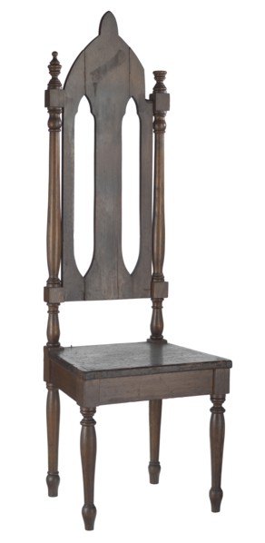 Chair from the Prince Hall Grand Lodge of Massachusetts, late 18th century. Creator: Unknown.