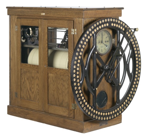 Time clock from the R. H. Boyd Publishing Corporation, ca. 1912. Creator: International Time Recording Company.